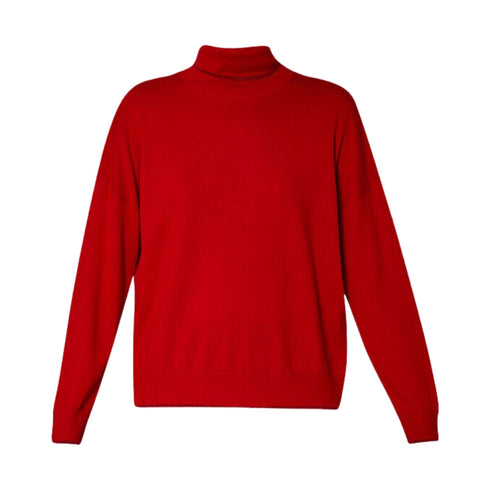 Maglia Donna con inserti in lurex Rosso Liu Jo- Francavilla Moda